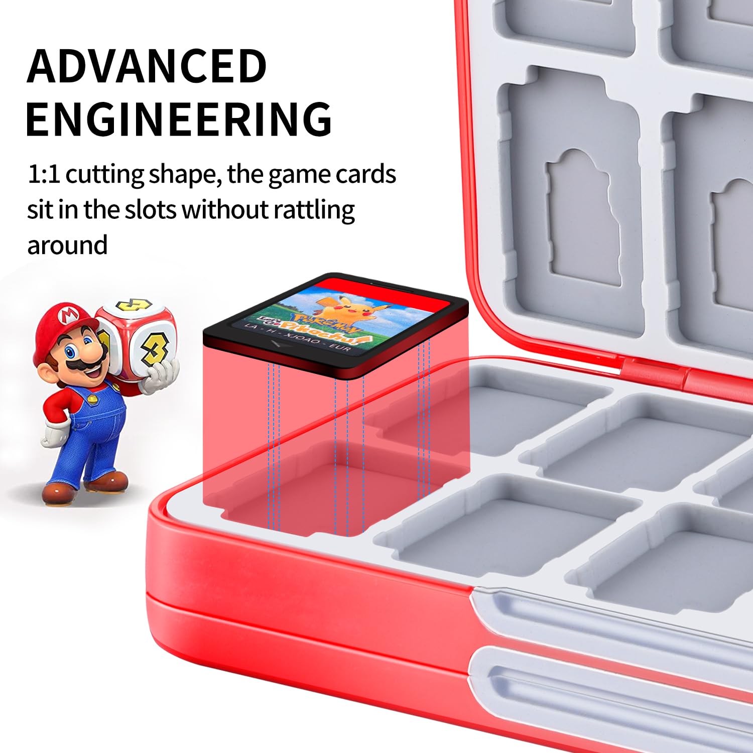 Amazon.com: MOSAHOLL Switch Game Card Case Holder - Portable Game
